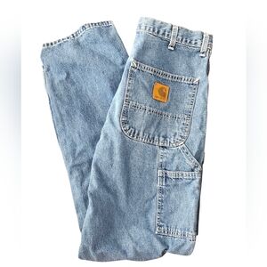 Carthartt Jeans - Loose Original Fit Denim Dungaree -  Men's 33 X 32